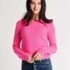 Majestic Wool And Cashmere Long Sleeve Crew Neck