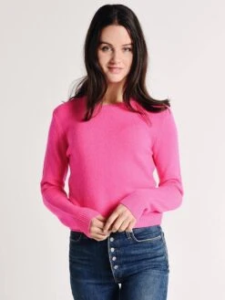 Majestic Wool And Cashmere Long Sleeve Crew Neck