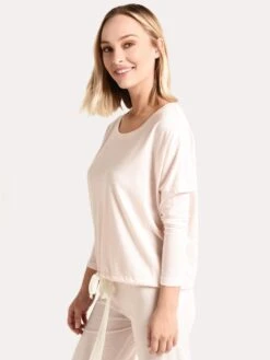 Eberjey Heather Slouchy Tee -Standrews Links Officials Store t1110l rosewateralt1