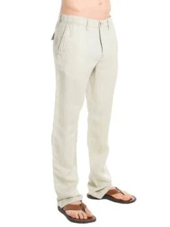 Tommy Bahama Men's Linen The Dream Linen Blend Pant -Standrews Links Officials Store t116004 khakisandsalt1
