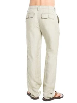 Tommy Bahama Men's Linen The Dream Linen Blend Pant -Standrews Links Officials Store t116004 khakisandsalt2