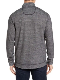 Tommy Bahama Men's Mixed Doubles Half-Zip Sweatshirt -Standrews Links Officials Store t215254 coalheatheralt1