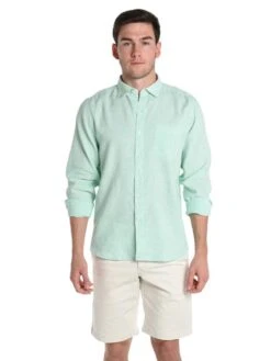 Tommy Bahama Men's Lanai Tides Stretch-Linen Shirt -Standrews Links Officials Store t319014 mintmojito ca5a4d34 b2c6 4066 9d24 95cb5593587f