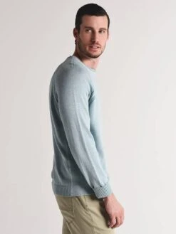 Tommy Bahama Men's Sun Up Sun Down Flip Crew Sweater -Standrews Links Officials Store t419613 aquaicealt1