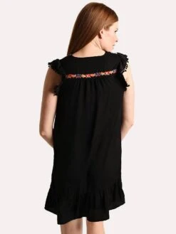 THML Embroidered Bib Dress -Standrews Links Officials Store ths0650 blackalt2