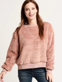 Mod Ref Furry Long Sleeve Top -Standrews Links Officials Store tm1302 mauve
