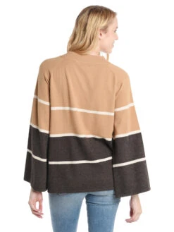 THML Stripe Bell Sleeve Sweater -Standrews Links Officials Store tmk600 clalt3