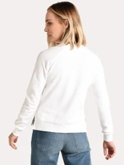 Chinti & Parker Forget Me Not Sweatshirt -Standrews Links Officials Store tn05 whitealt2