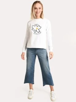 Chinti & Parker Forget Me Not Sweatshirt -Standrews Links Officials Store tn05 whitealt3