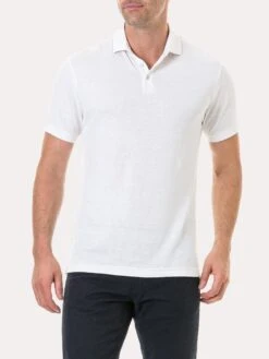 Rodd & Gunn Timber Bay Polo -Standrews Links Officials Store tp0177 snow 53958888 6841 4852 9a5e 42214d9b274b