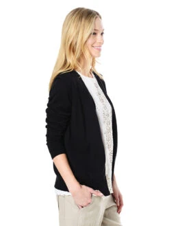 Tommy Bahama Women's Pickford Frayed Cardigan 8 Tommy Bahama Women's Pickford Frayed Cardigan -Standrews Links Officials Store tw413116 blackalt2