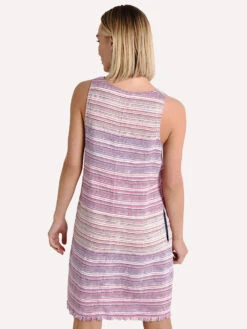 Tommy Bahama Women's Micronesia Stripe Shift Dress -Standrews Links Officials Store tw618381 pinkmelonalt2