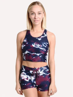 The Upside Royal Tie Dye Inge Crop Top