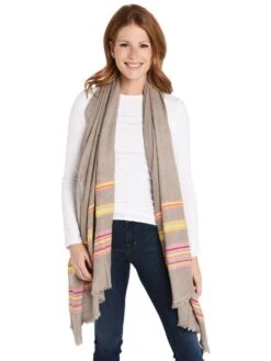 Roberta Roller Rabbit Oiba Pashmina Stole -Standrews Links Officials Store w acsc 096 taupe gold 6db7870c 1a2d 4001 8bf9 605a839f216c