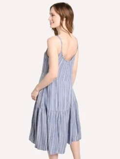 Roller Rabbit Stripe Dakota Dress -Standrews Links Officials Store w drlg 1014stripe indigoalt3