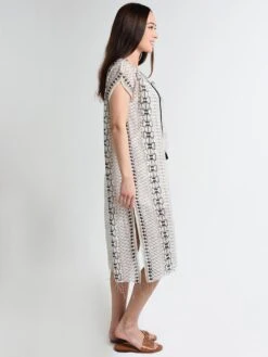 Roller Rabbit Aleph Finn Kaftan -Standrews Links Officials Store w drln 1004aleph blackalt1