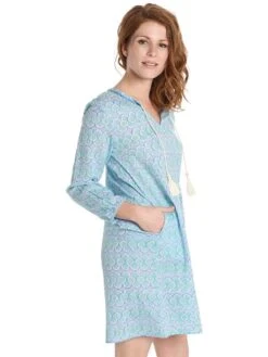 Roberta Roller Rabbit Women's Calisto Violetta Dress -Standrews Links Officials Store w drsh 188calisto seafoamshadedalt1