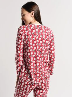 Roller Rabbit Women's Bearry Holidays Pajamas -Standrews Links Officials Store w lnpj 002bearry redalt2