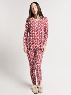 Roller Rabbit Women's Bearry Holidays Pajamas -Standrews Links Officials Store w lnpj 002bearry redalt3