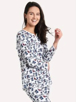 Roller Rabbit Stripe And I Pajamas -Standrews Links Officials Store w lnpj 002stripe navyalt2