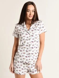 Roller Rabbit Party Animal Polo Pajama Set