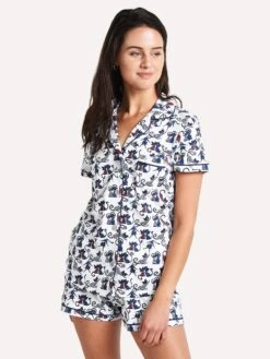 Roller Rabbit Stripe And I Polo Pajamas