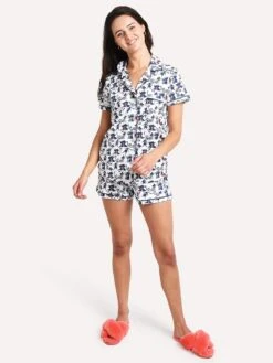 Roller Rabbit Stripe And I Polo Pajamas -Standrews Links Officials Store w lnpj 007strpe navyalt1