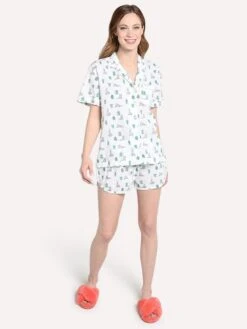 Roller Rabbit Lulu Short Sleeve Short Set -Standrews Links Officials Store w lnpj 011awoo mintalt1