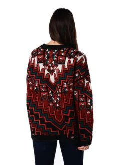 Mara Hoffman Women's Rug Knit Sweater -Standrews Links Officials Store w609098890 burgundyalt2