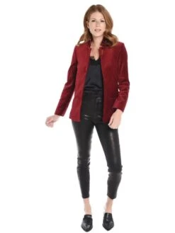 Zadig & Voltaire Volly Velours Blazer -Standrews Links Officials Store wfcp0204f grenatalt3