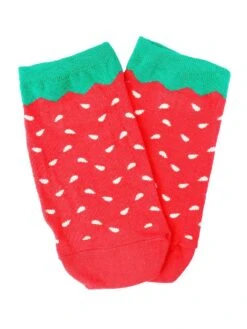Socksmith Women's Strawberry Ped Sock