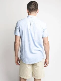 Grayers Prescott Printed Summer Slub Twill Shirt 8 Grayers Prescott Printed Summer Slub Twill Shirt -Standrews Links Officials Store ws05218blu bluetwillalt2