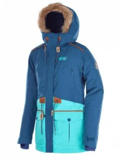 Picture Women's Apply Jacket -Standrews Links Officials Store wvt104 petrolblue mintgreenalt1