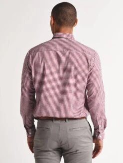 Oxford Howell Long Sleeve Gingham Performance Shirt -Standrews Links Officials Store x11001 652tibetanredalt3